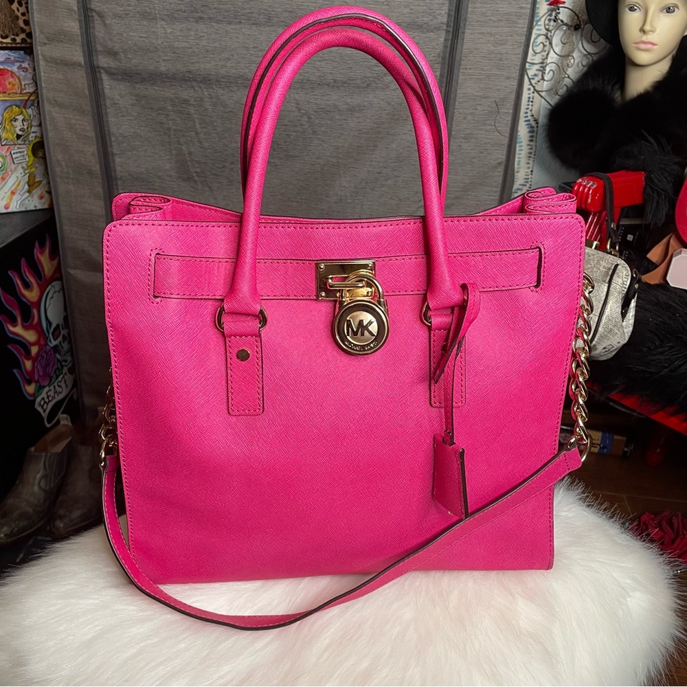 MICHAEL BY MICHAEL KORS Hamilton Raspberry Bag